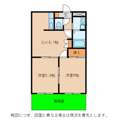 サンハイツ・オクヤマの物件間取画像